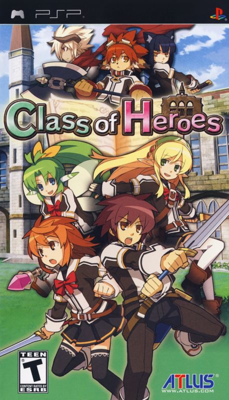 Front Cover for Class of Heroes (PSP)
