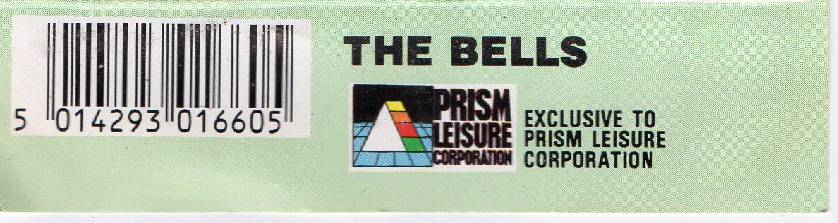 Back Cover for The Bells (Amstrad CPC) (Prism Leisure budget release)