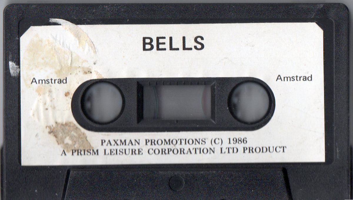 Media for The Bells (Amstrad CPC) (Prism Leisure budget release)