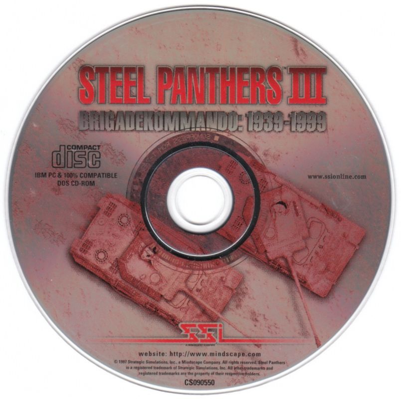 Media for Steel Panthers III: Brigade Command - 1939-1999 (DOS)