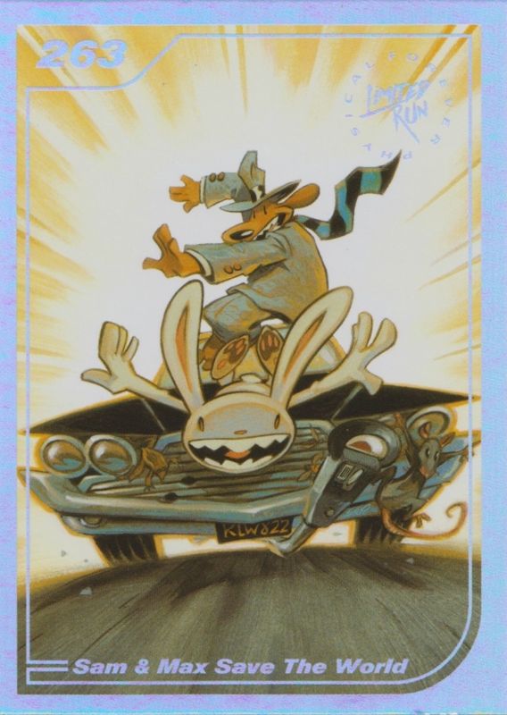 Extras for Sam & Max: Save the World (Collector's Edition) (Nintendo Switch) (Sleeved Box (SRG #104)): LRG Art Card - Front