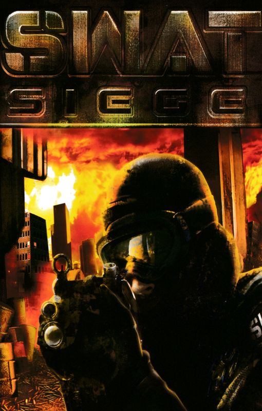 Manual for SWAT Siege (PlayStation 2): Front