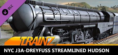 Front Cover for Trainz 2022: NYC J3a-Dreyfuss streamlined Hudson (Macintosh and Windows) (Steam release)