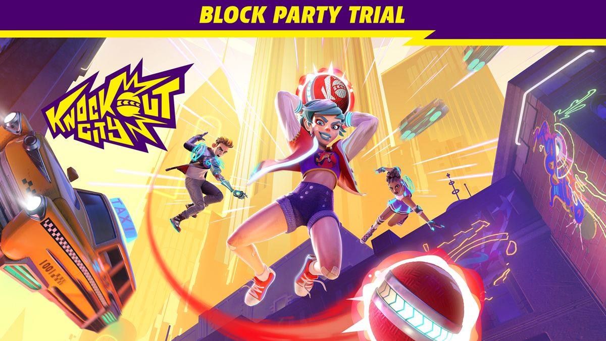 Front Cover for Knockout City (Nintendo Switch) (download release): Block Party Trial