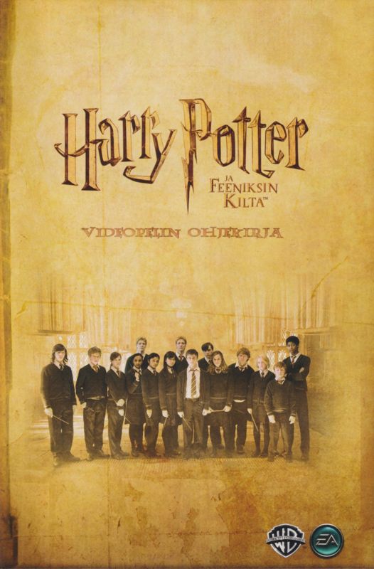 Manual for Harry Potter and the Order of the Phoenix (Windows): Front