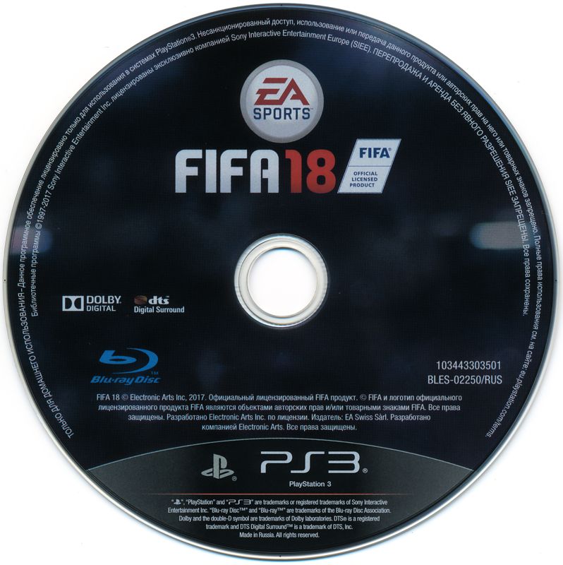 Media for FIFA 18: Legacy Edition (PlayStation 3)