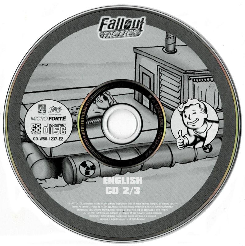 Media for Fallout Radioactive (Windows): Fallout Tactics Disc 2
