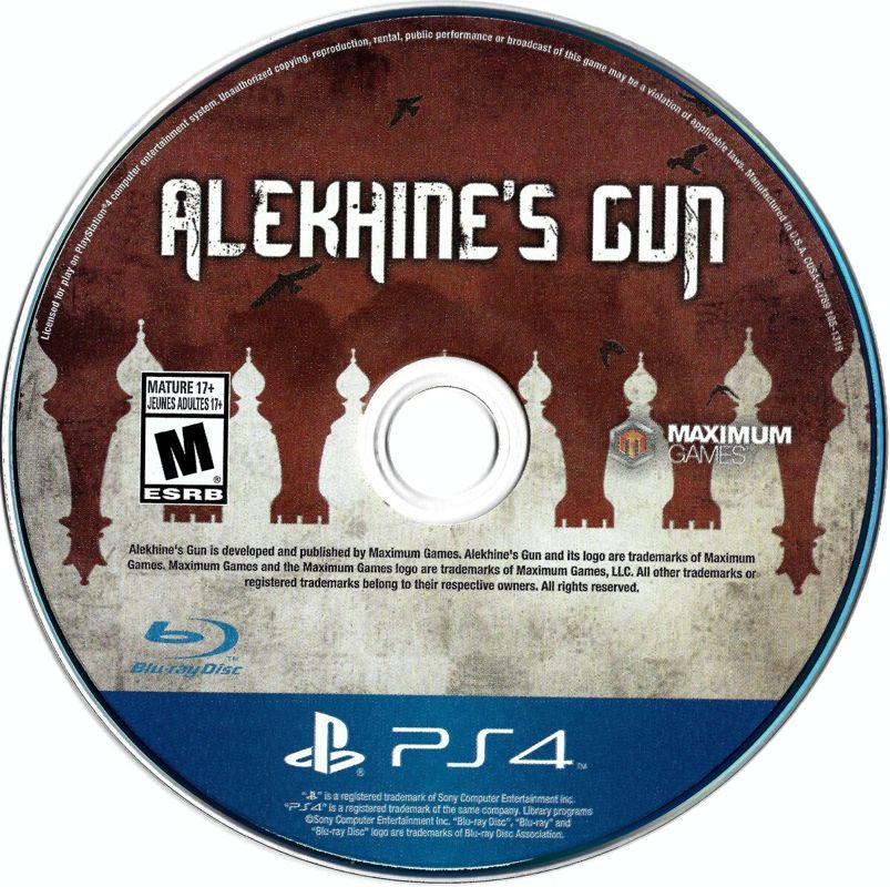 Media for Alekhine's Gun (PlayStation 4)