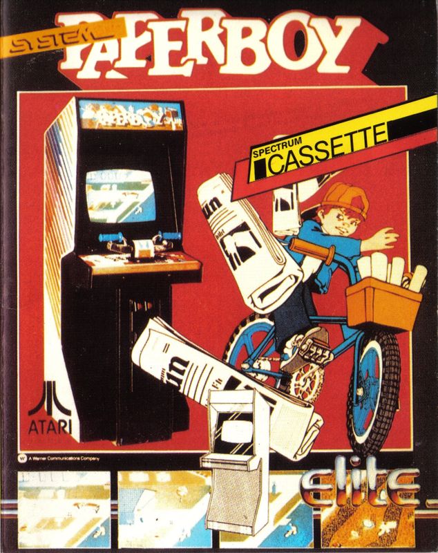 Front Cover for Paperboy (ZX Spectrum)