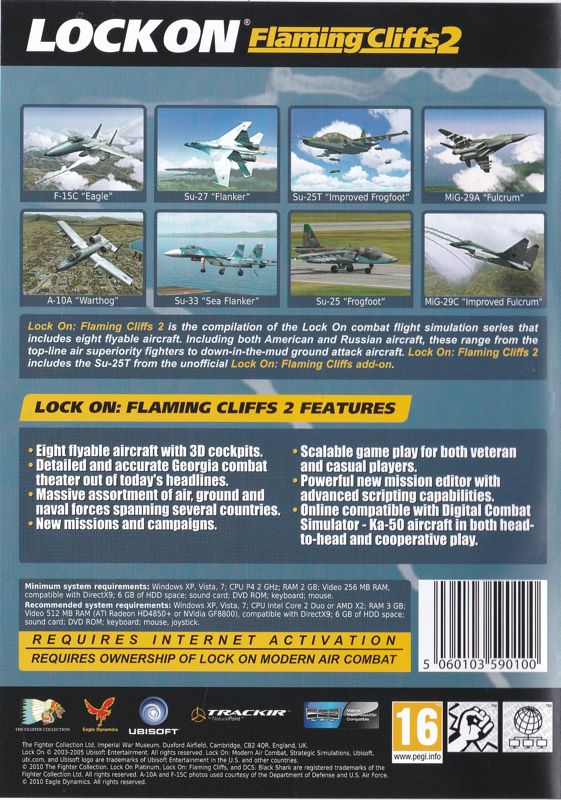 Back Cover for Lock-on: Flaming Cliffs 2 (Windows)
