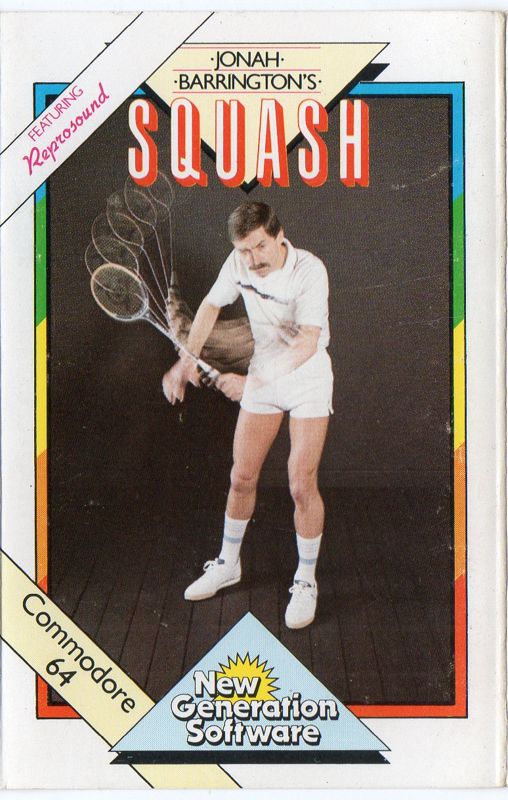 Front Cover for Jonah Barrington's Squash (Commodore 64)
