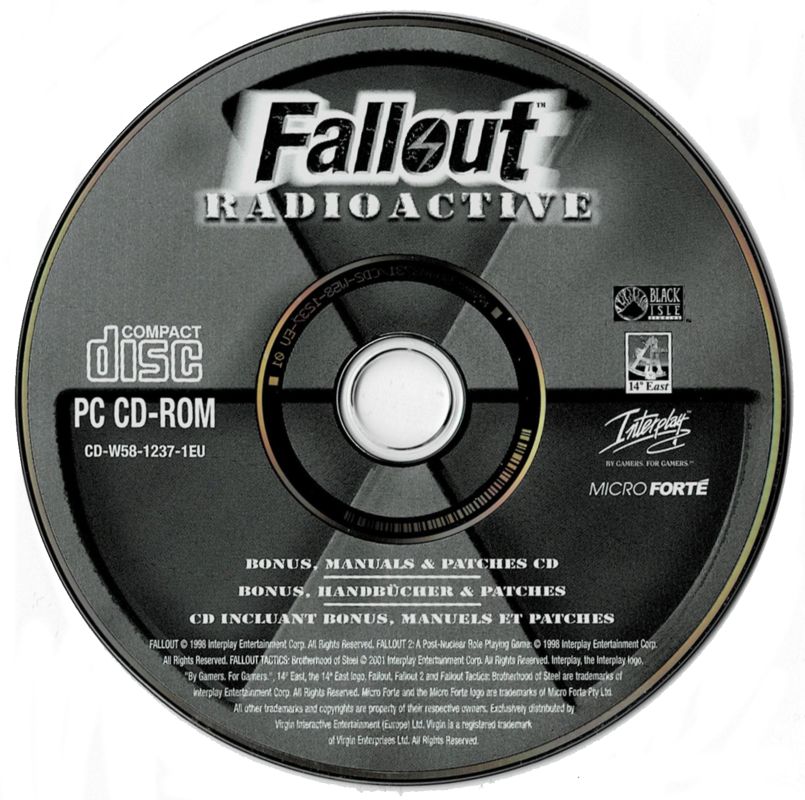 Media for Fallout Radioactive (Windows): Extras CD