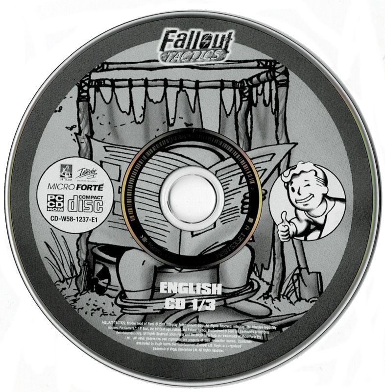 Media for Fallout Radioactive (Windows): Fallout Tactics Disc 1
