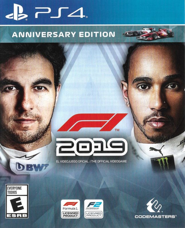 Front Cover for F1 2019 (Anniversary Edition) (PlayStation 4)
