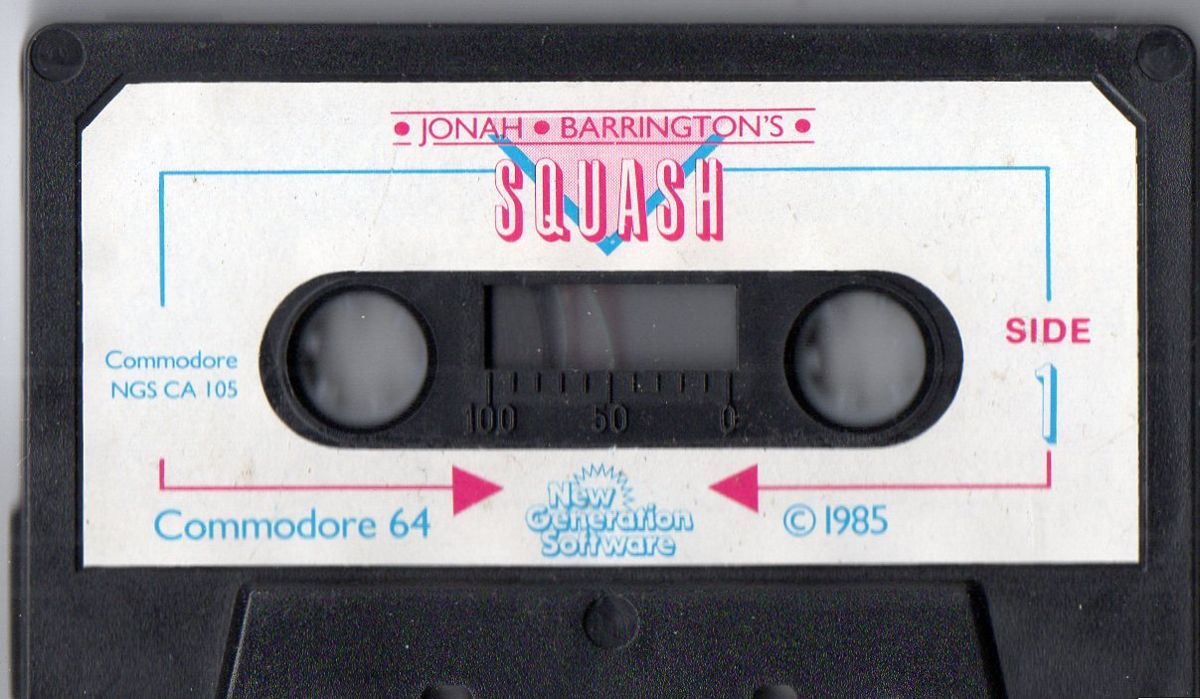 Media for Jonah Barrington's Squash (Commodore 64)