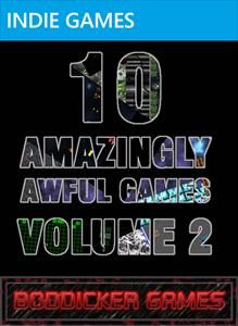Front Cover for 10 Amazingly Awful Games Volume 2 (Xbox 360) (XNA Indie release)