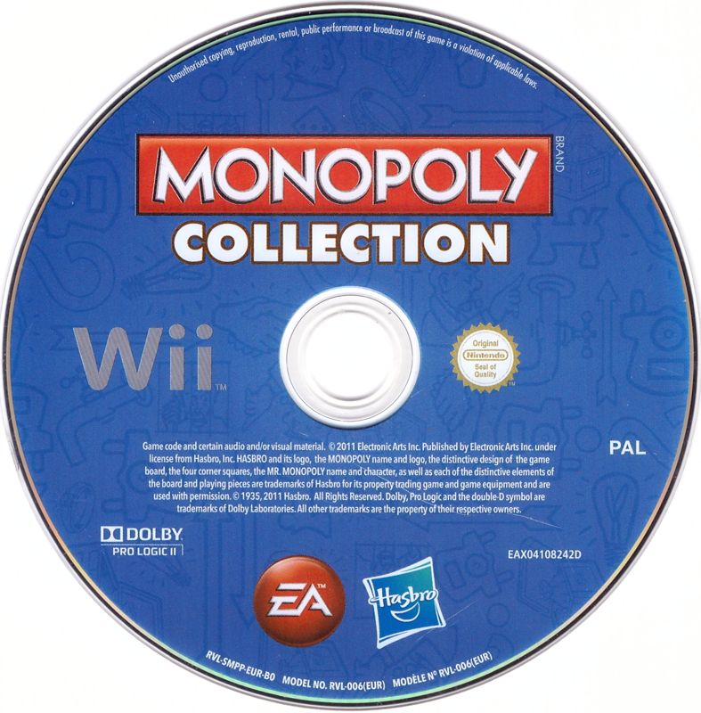Media for Monopoly Collection (Wii)