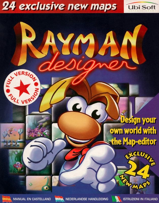 Rayman Designer cover or packaging material - MobyGames