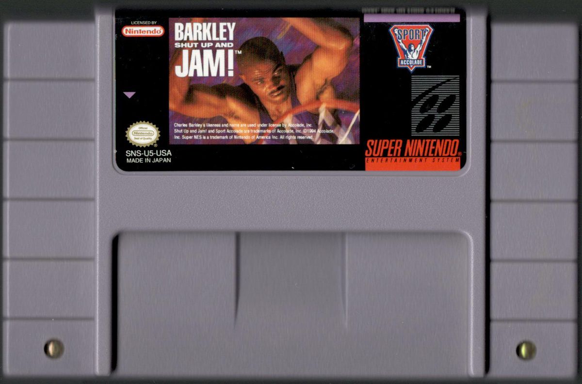 Media for Barkley: Shut Up and Jam! (SNES)