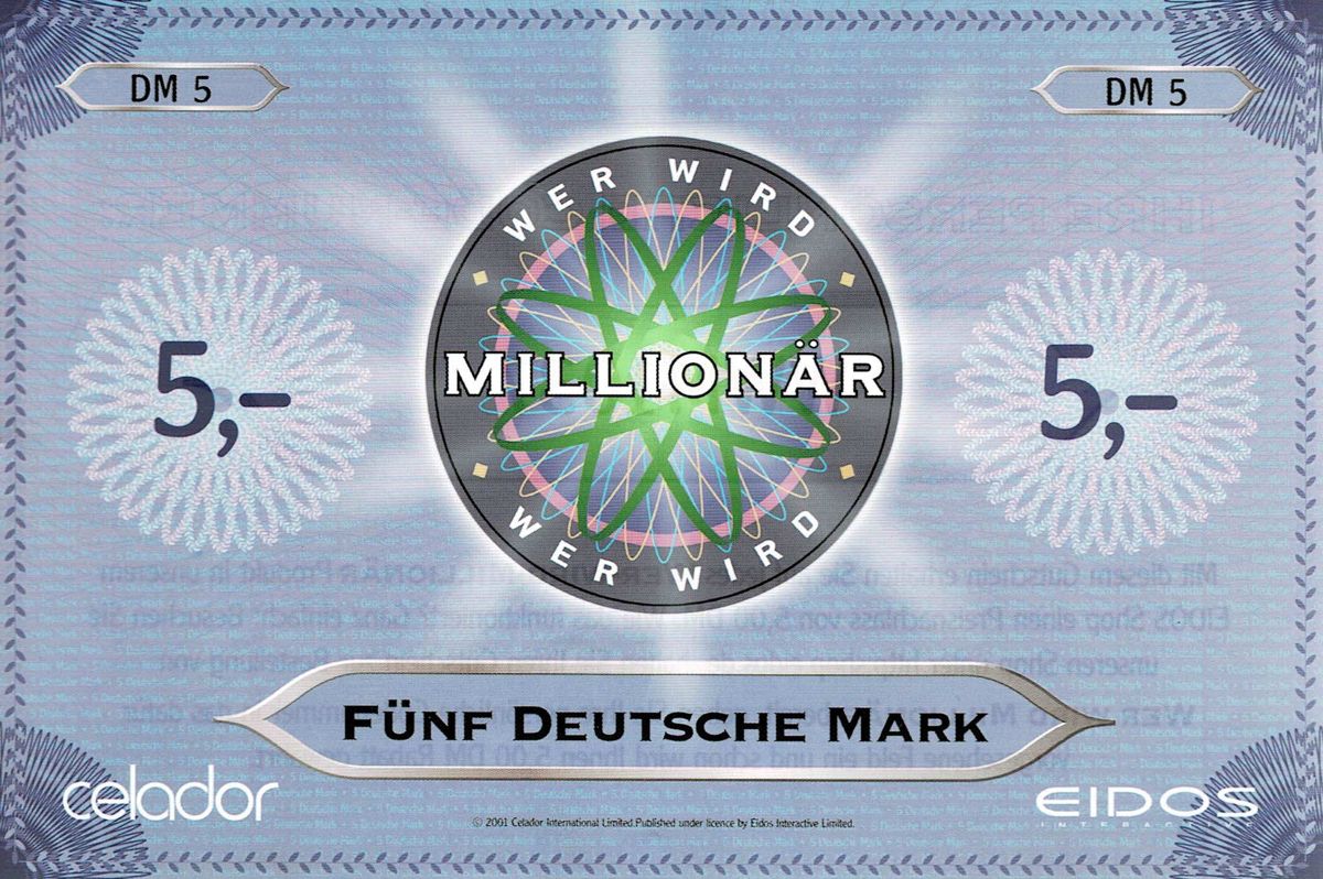 Advertisement for Who Wants to Be a Millionaire: 2nd Edition (Windows): Back