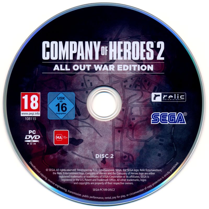 Media for Company of Heroes 2: All-Out War Edition (Linux and Macintosh and Windows): Disc 2