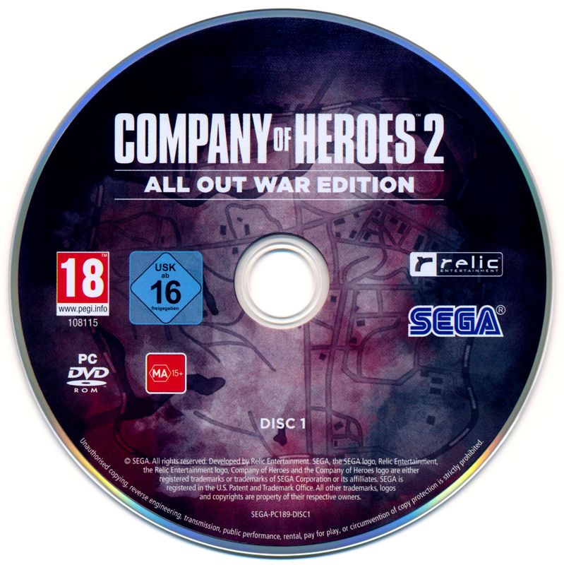 Media for Company of Heroes 2: All-Out War Edition (Linux and Macintosh and Windows): Disc 1