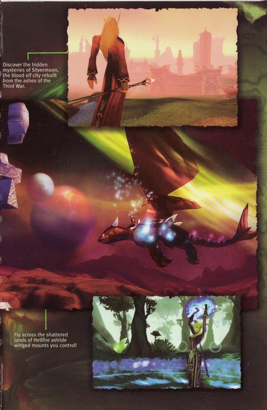 Inside Cover for World of WarCraft: The Burning Crusade (Macintosh and Windows): Second Inside Cover - Far Right Panel