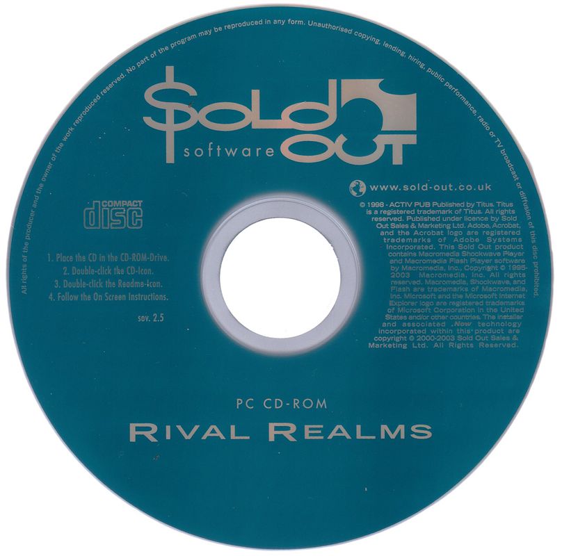 Media for Rival Realms (Windows) (Sold Out Software release)
