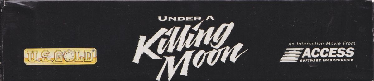Spine/Sides for Under a Killing Moon (DOS): Top