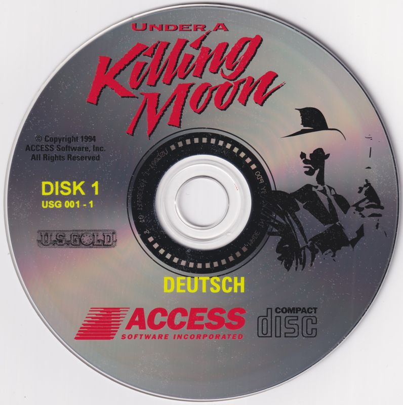 Media for Under a Killing Moon (DOS): Disk 1