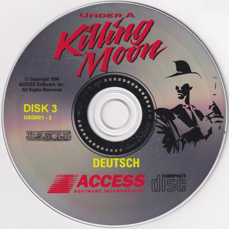 Media for Under a Killing Moon (DOS): Disk 3