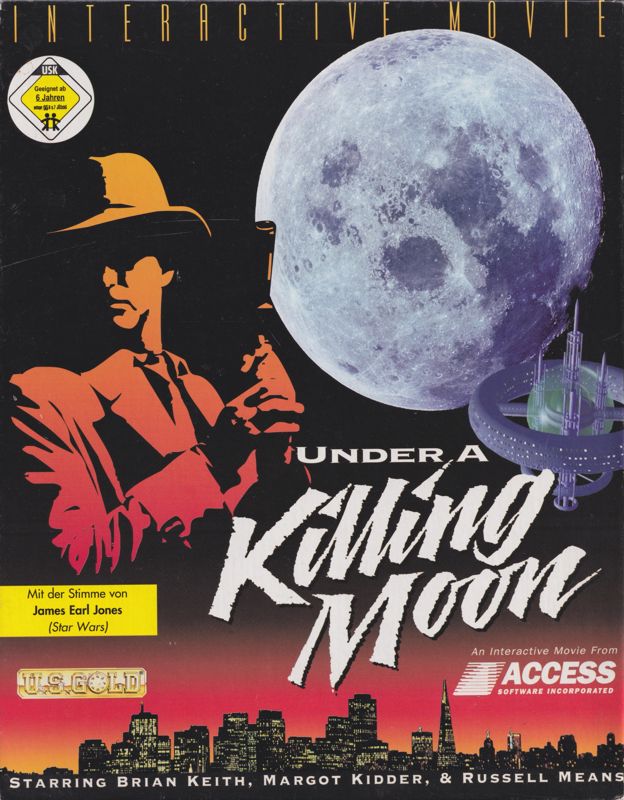 Front Cover for Under a Killing Moon (DOS)