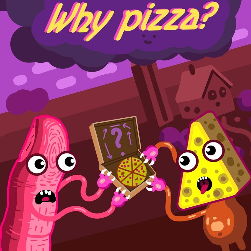 Front Cover for Why Pizza? (PlayStation 4 and PlayStation 5) (download release)