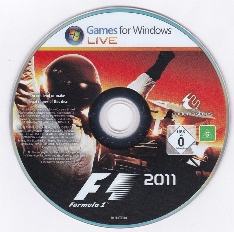 Media for F1 2011 (Windows)