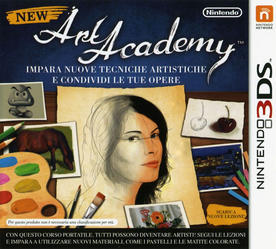 Front Cover for Art Academy: Lessons for Everyone! (Nintendo 3DS)