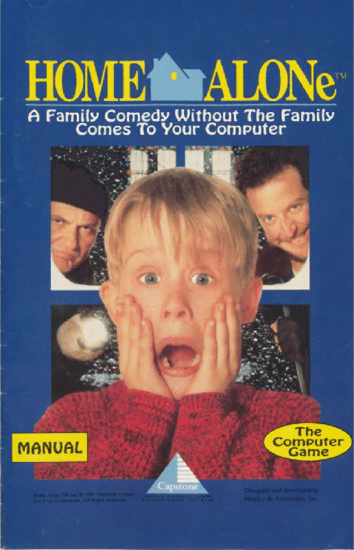 Manual for Home Alone (DOS): Front