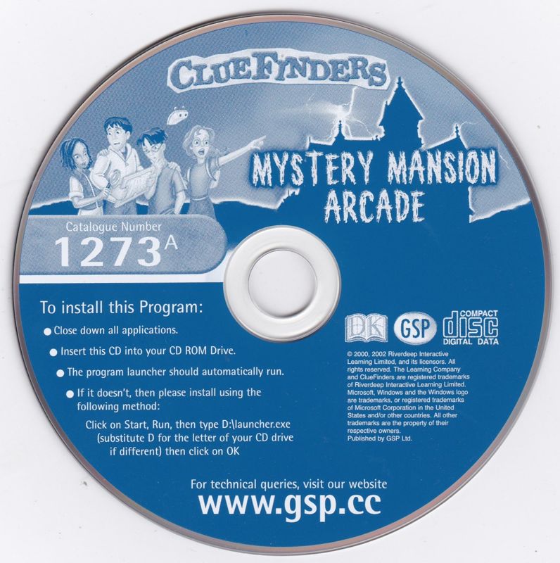 Media for ClueFinders: Mystery Mansion Arcade (Windows) (GSP release)