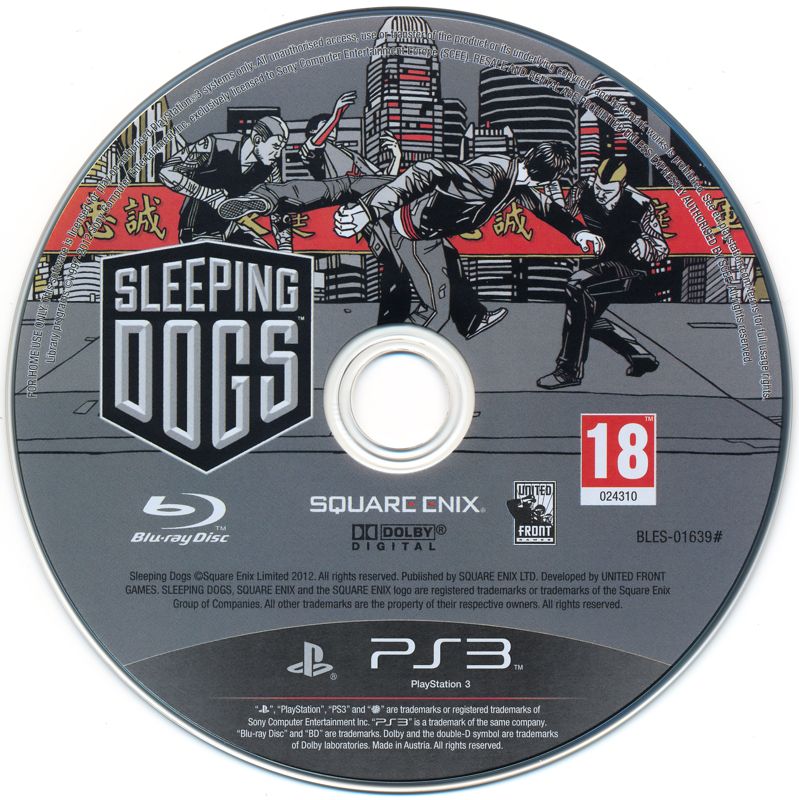Media for Sleeping Dogs (PlayStation 3)
