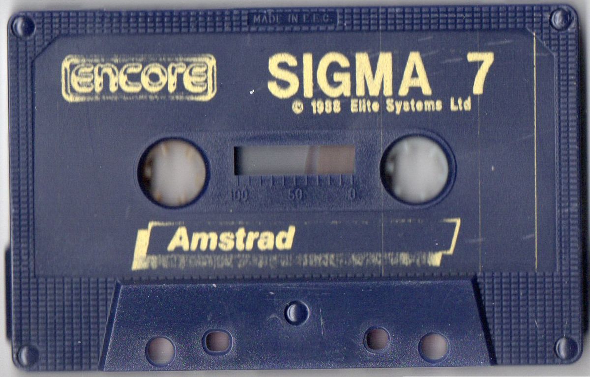 Media for Sigma 7 (Amstrad CPC) (Encore budget re-release)