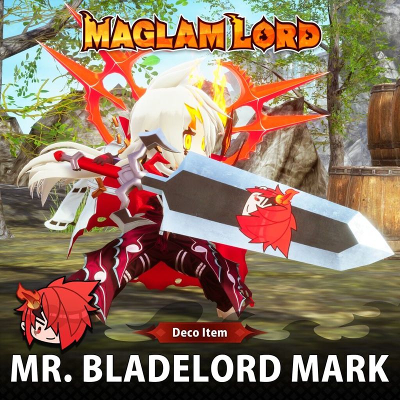 Front Cover for Maglam Lord: Deco Item - Mr. Bladelord Mark (PlayStation 4) (download release)