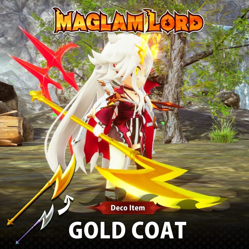 Front Cover for Maglam Lord: Deco Item - Gold Coat (PlayStation 4) (download release)