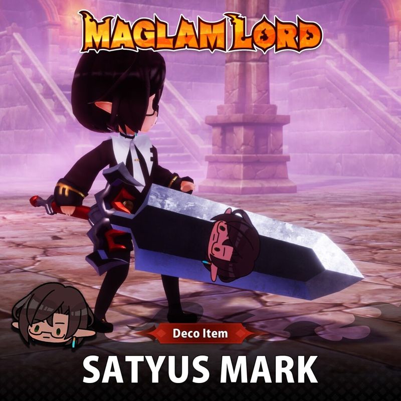 Front Cover for Maglam Lord: Deco Item - Satyus Mark (PlayStation 4) (download release)