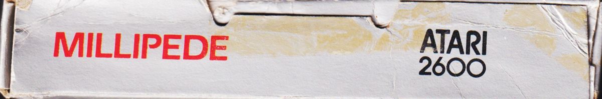 Spine/Sides for Millipede (Atari 2600) (1986 release (Model 26118)): Top