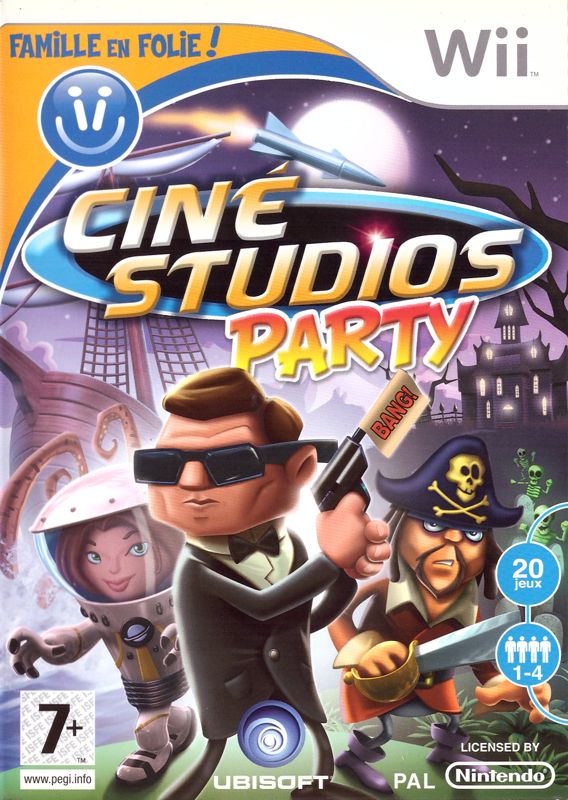 Front Cover for Family Fest Presents Movie Games (Wii)
