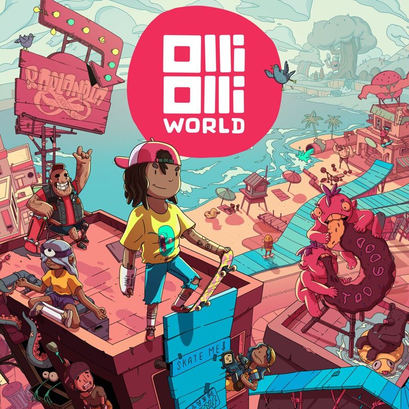Front Cover for OlliOlli World (PlayStation 4 and PlayStation 5) (download release)