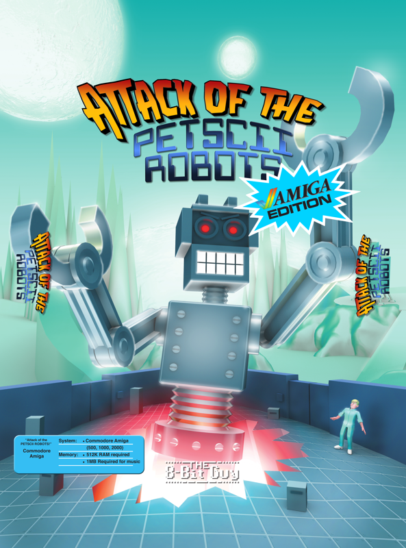 Front Cover for Attack of the Petscii Robots (Amiga)