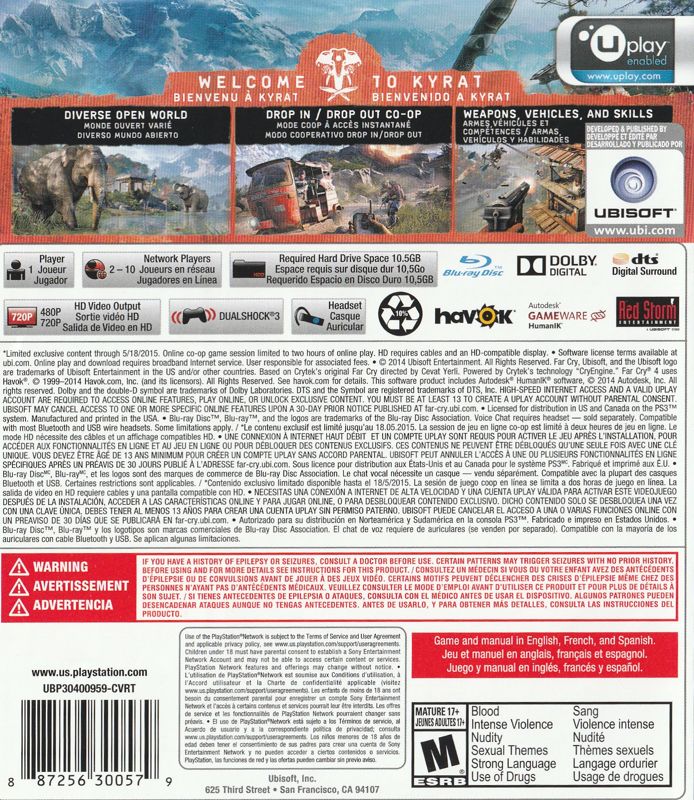 Far Cry 4 cover or packaging material - MobyGames