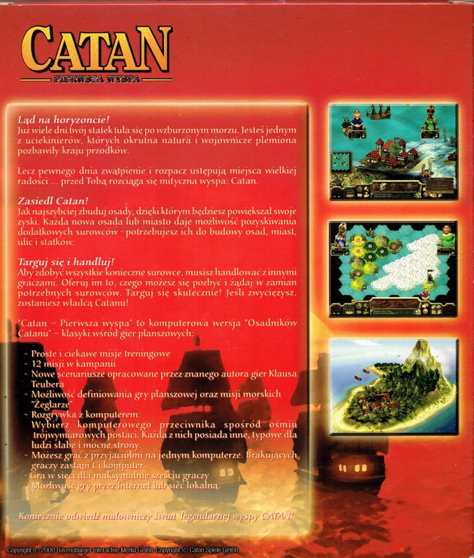 Back Cover for Catan: Das Kartenspiel (Windows)