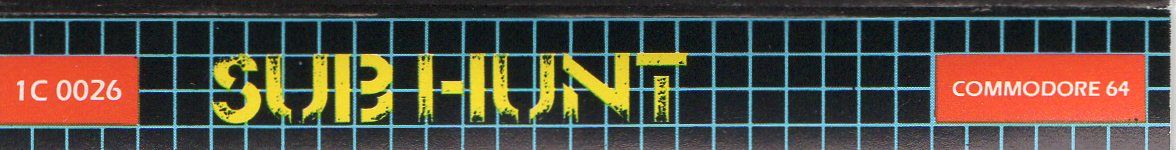 Spine/Sides for Sub Hunt (Commodore 64)