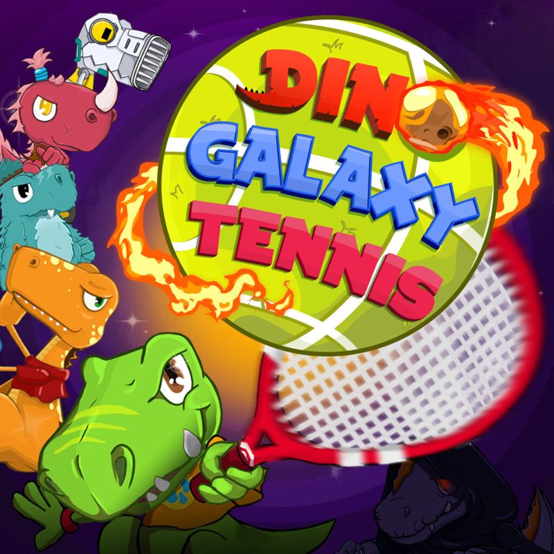 Front Cover for Dino Galaxy Tennis (Nintendo Switch) (download release)